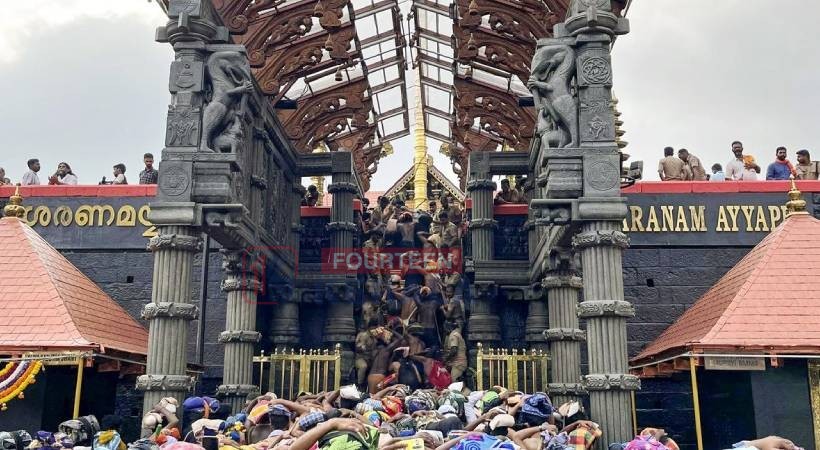 തുലാമാസ പൂജകൾക്കായി ശബരിമല നട ഇന്ന് തുറക്കും, ദ്വാരപാലക ശില്പങ്ങളുടെ സ്വർണ്ണം പൂശിയ പാളികൾ വൈകിട്ട് പുനഃസ്ഥാപിക്കും 1