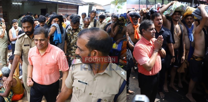 കുടംബത്തിനൊപ്പം ശബരിമല ദർശനം നടത്തി റവാഡ ചന്ദ്രശേഖർ; എല്ലാവർക്കും സുഖ ദർശനം ഉറപ്പ് വരുത്തുന്നുണ്ടെന്നും ഡിജിപി 1