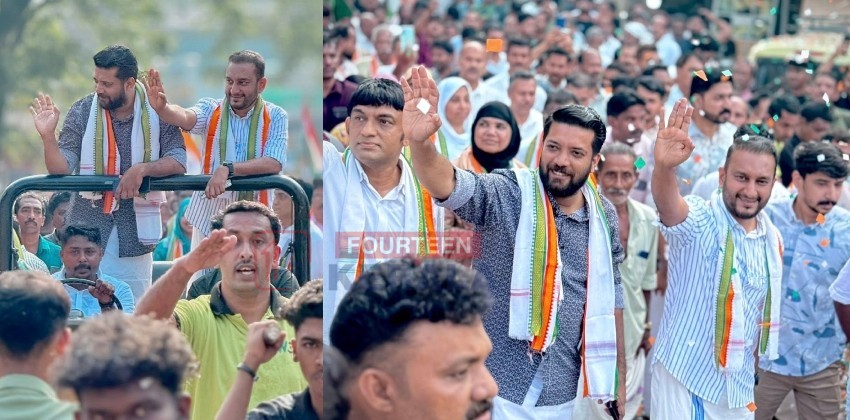 തെക്കൻ കേരളത്തിൽ ഇന്ന് വോട്ടെടുപ്പ്, വടക്കൻ കേരളത്തിൽ ഇന്ന് കലാശക്കൊട്ട്; കേരളമാകെ യു.ഡി.എഫ് തരംഗം: പി കെ ഫിറോസ് 1