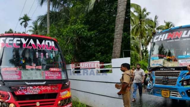കോഴിക്കോട് കൊയിലാണ്ടിയിൽ സ്വകാര്യബസുകൾ കൂട്ടിയിടിച്ച് അപകടം; നിരവധി യാത്രക്കാർക്ക് പരിക്ക് 1