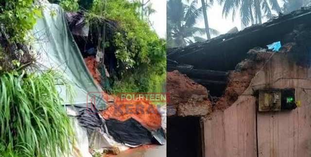 വടകരയിലും കാഞ്ഞങ്ങാടും മണ്ണിടിഞ്ഞ് അപകടം; കാഞ്ഞങ്ങാട് കാർ യാത്രക്കാർക്കും ബൈക്ക് യാത്രക്കാരനും പരിക്ക് 1