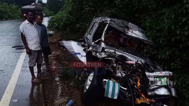 മരണപ്പാച്ചിലായി ആ യാത്ര; കർണാടകയിൽ കാറും ട്രക്കും കൂട്ടിയിടിച്ച് ഏഴ് പേർക്ക് ദാരുണാന്ത്യം 1