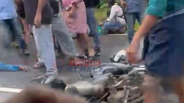താമരശ്ശേരി ബസ്സും ബൈക്കും കൂട്ടിയിടിച്ച് അപകടം 1