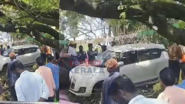 നിയന്ത്രണം വിട്ട കാർ മരത്തിലിടിച്ച് അപകടം; മാഹി പാലത്തിൽ വൻ ദുരന്തം ഒഴിവായത് തലനാരിഴയ്ക്ക് 1