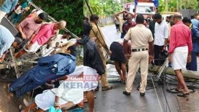 കോഴിക്കോട് പേരാമ്പ്രയിൽ കാർ ഇലക്ട്രിക് പോസ്റ്റിലിടിച്ച് അപകടം; ലൈൻ പോസ്റ്റ് മുറിഞ്ഞുവീണത് സ്കൂട്ടറിന് മേൽ, യാത്രികർ അത്ഭുതകരമായി രക്ഷപ്പെട്ടു 3