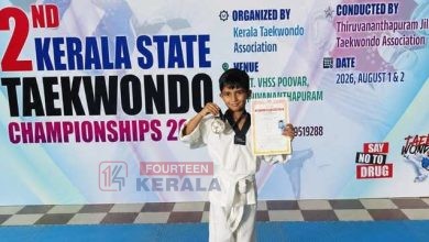 കേരള സംസ്ഥാന തായ്ക്വൊണ്ടോ ചാമ്പ്യൻഷിപ്പ്: സാത്വിക് എൻ.എയ്ക്ക് വെള്ളി 3