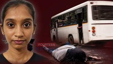 സ്വകാര്യ ബസിൽ നിന്ന് തെറിച്ചുവീണ് കോളേജ് വിദ്യാർഥിനി മരിച്ചു; ദാരുണമരണം അഴിഞ്ഞുവീണ ഷൂ എടുക്കാൻ ശ്രമിക്കുന്നതിനിടെ 3
