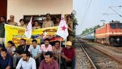 പാലക്കാട് റെയിൽവേ ഡിവിഷൻ വിഭജനം; ഓഫീസ് ഉപരോധിച്ച് ഡിവൈഎഫ്ഐയും യൂത്ത് കോൺഗ്രസും, പൊലീസുമായി ഉന്തും തള്ളും 3