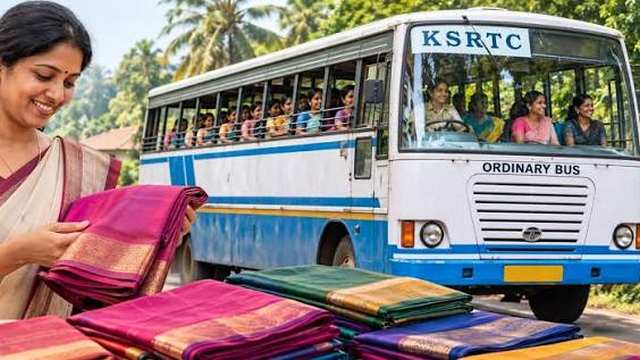 പെൺമനസ്സുകളെ കീഴടക്കി പ്രിയദർശിനി; പദ്ധതി 100 ദിവസം പിന്നിടുമ്പോൾ നാളെ എല്ലാ കെഎസ്ആർടിസി ഡിപ്പോകളിലും സ്ത്രീകള്ക്ക് സാരി വിതരണം 1