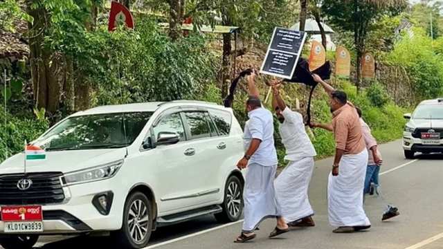 മുഖ്യമന്ത്രിയെ കരിങ്കൊടി കാണിച്ച സംഭവം; നാല് യൂത്ത് ഫ്രണ്ട് എം പ്രവർത്തകർ അറസ്റ്റിൽ 1