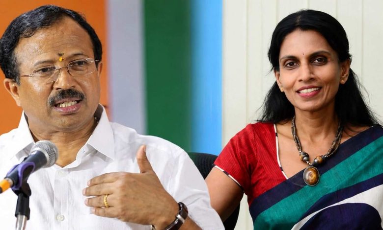 ശ്രീലേഖയുടേത് വ്യക്തിഗത അഭിപ്രായം, പാർട്ടിയുടേതല്ല; വിവാദ പരാമർശത്തിൽ ചോദ്യങ്ങളോട് പ്രതികരിക്കാതെ വി. മുരളീധരൻ 1
