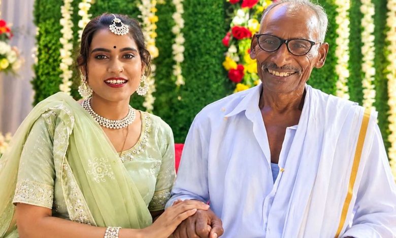 മകളുടെ സുഹൃത്ത് ഇനി ജീവിതപങ്കാളി...! 75-കാരന്റെ കൈപിടിച്ച് 30-കാരി; സോഷ്യൽ മീഡിയയിൽ തരംഗമായി അപൂർവ്വ പ്രണയം 1