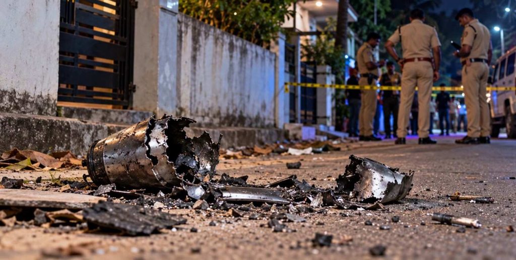 കണ്ണൂരിൽ രണ്ടിടത്ത് സ്റ്റീൽ ബോംബ് സ്ഫോടനം; ഫോറസ്റ്റ് ഓഫീസിന്റെ ചില്ലുകൾ തകർന്നു 1