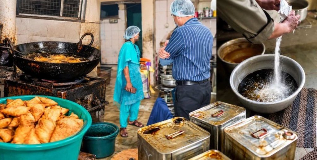 പഴകിയ എണ്ണയിൽ പലഹാരനിർമാണം; 'ഓപ്പറേഷൻ തെളിമ'യിൽ കോഴിക്കോട് 440 ലിറ്റർ എണ്ണയും ആയിരത്തോളം എണ്ണക്കടികളും നശിപ്പിച്ചു, സംസ്ഥാനത്ത് വ്യാപക പരിശോധന 1