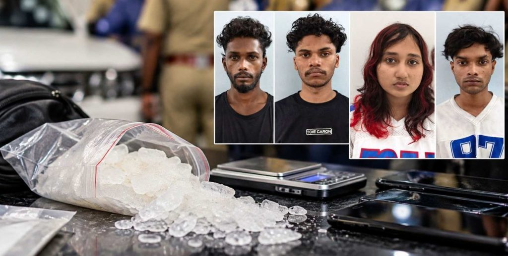 യൂട്യൂബ് സ്റ്റാറും സംഘവും അഴിയെണ്ണും! 10.5 ഗ്രാം രാസലഹരിയുമായി യൂട്യൂബറും മൂന്ന് യുവാക്കളും കുടുങ്ങി 1