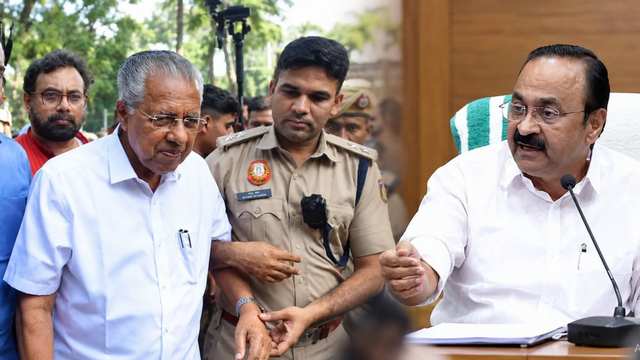 പിണറായി വിജയന്റെ കസ്റ്റഡിയിൽ ഇടപെട്ട് മുഖ്യമന്ത്രി വി.ഡി. സതീശൻ; സ്ഥിതിഗതികൾ പരിശോധിക്കാൻ ചീഫ് സെക്രട്ടറിക്ക് നിർദ്ദേശം 1